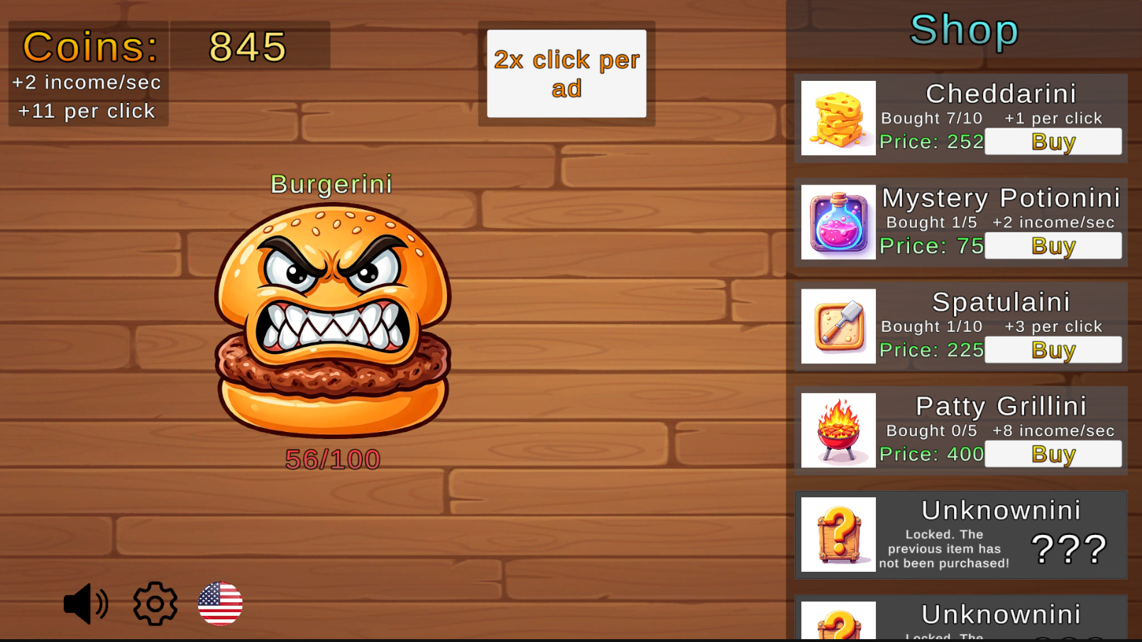 Burgerini: Clicker — screenshot 3