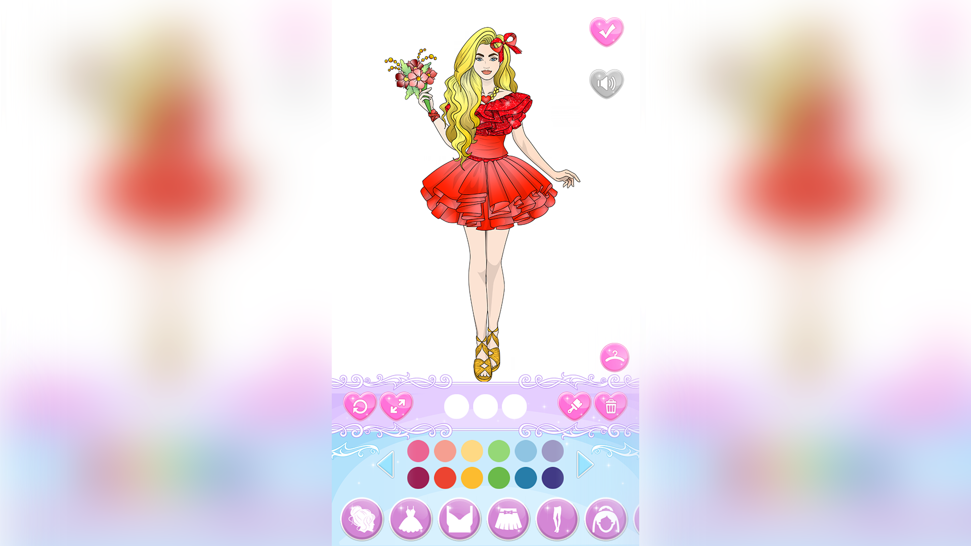 Wedding Coloring Dress Up screenshot