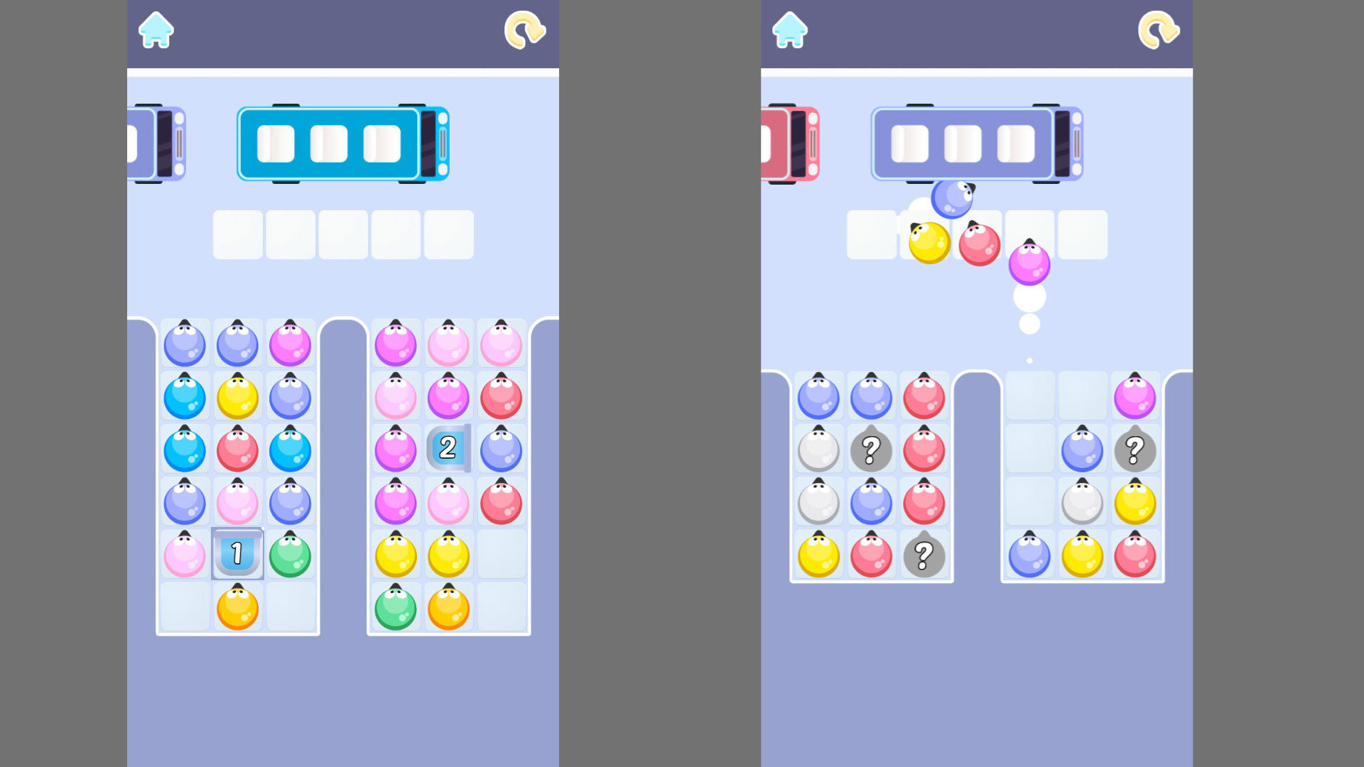 Bus Jam Colored Queue — screenshot 1