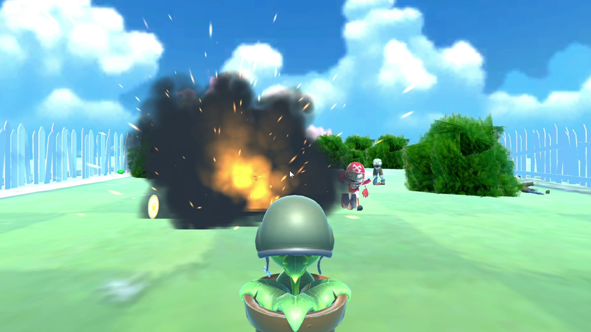 Plants vs Zombie 3D: Shooter screenshot