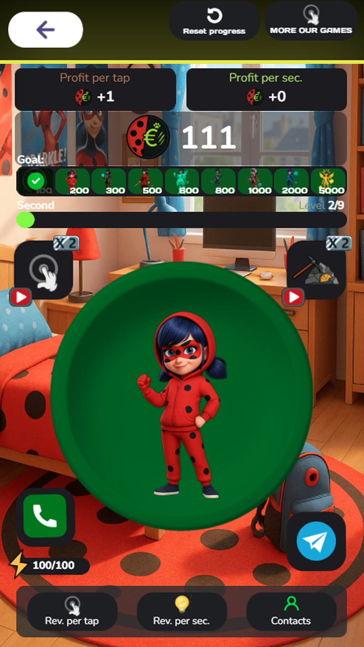 Lady Bug and Cat Noir Call: Chat Prank, Video Call screenshot 6