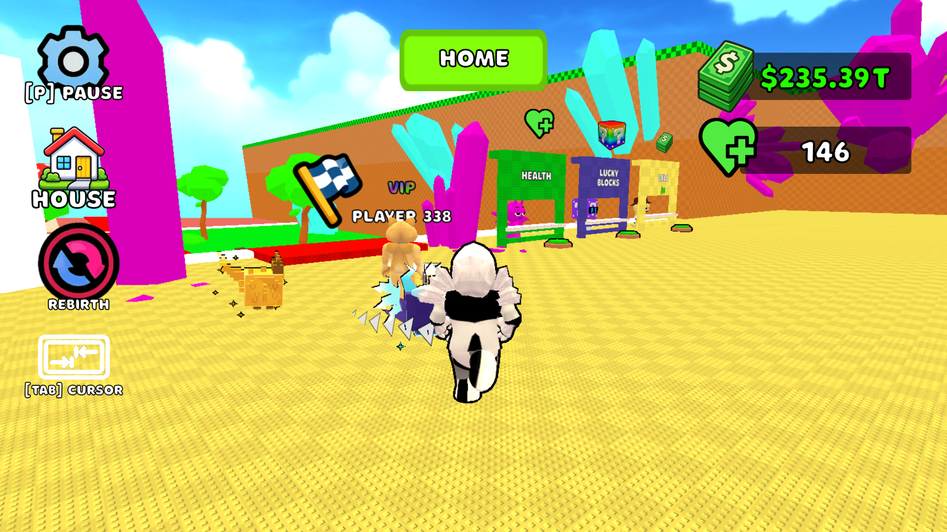 Lucky Block Run Online 3D: Obby Luck Tsunami +1 — screenshot 2
