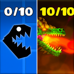 Гонка в Geometry Dash
