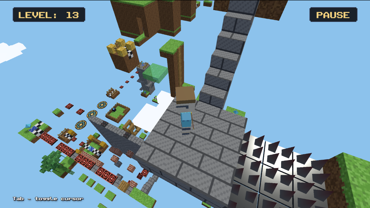 Qubie: Cloud Parkour — screenshot 5