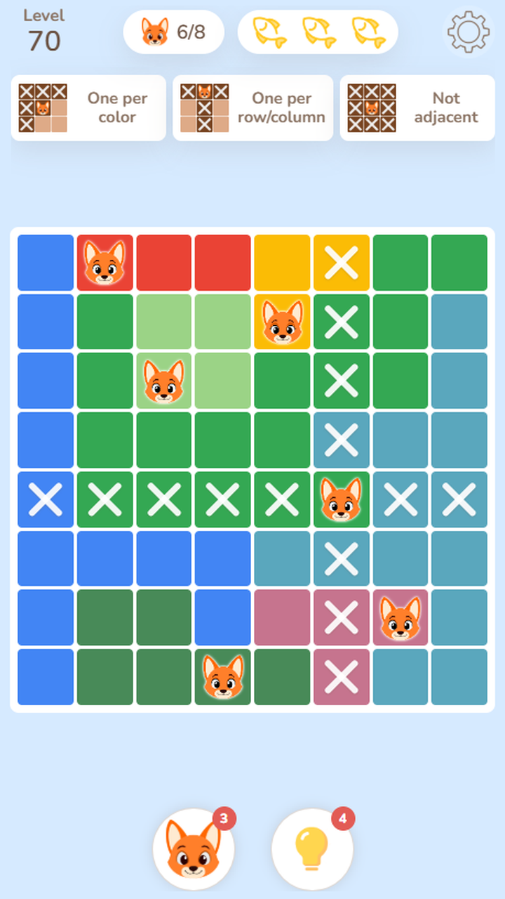 FOXYDOKU: Find the Little Fox screenshot 7