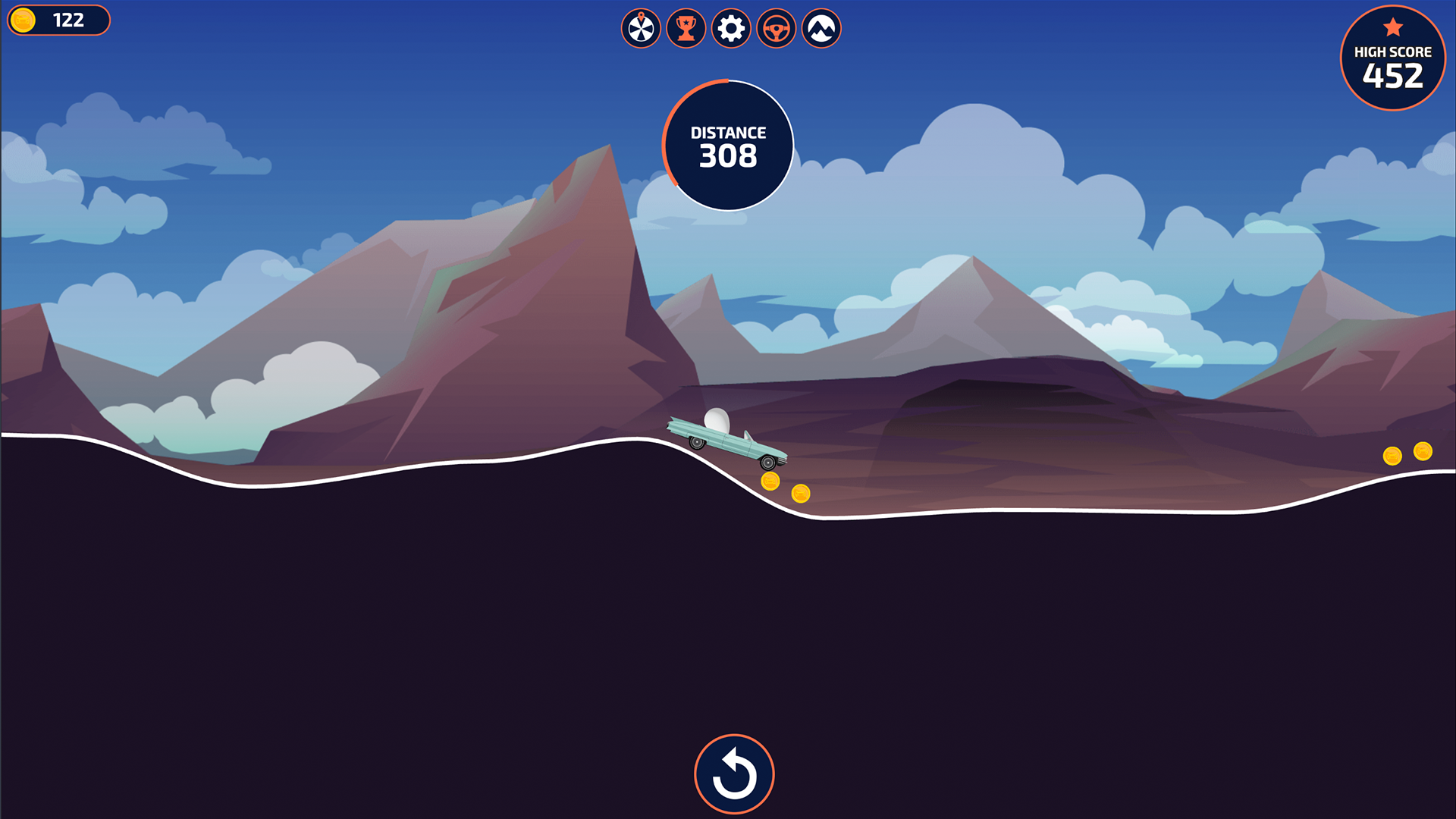 Hill Racing - Egg Drop! — screenshot 2