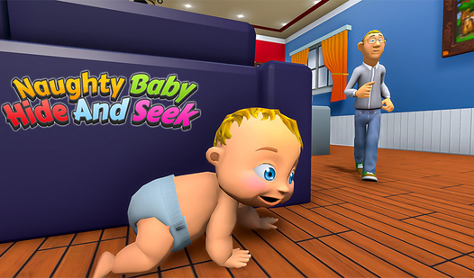Naughty Baby Hide and Seek  loading=