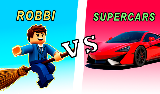 Robbie on broom vs supercars