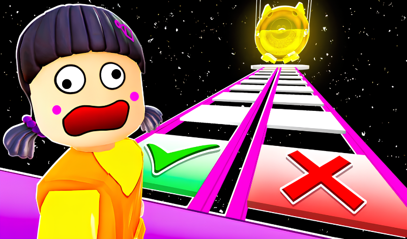 Obby Glass Bridge: Squid Game game cover