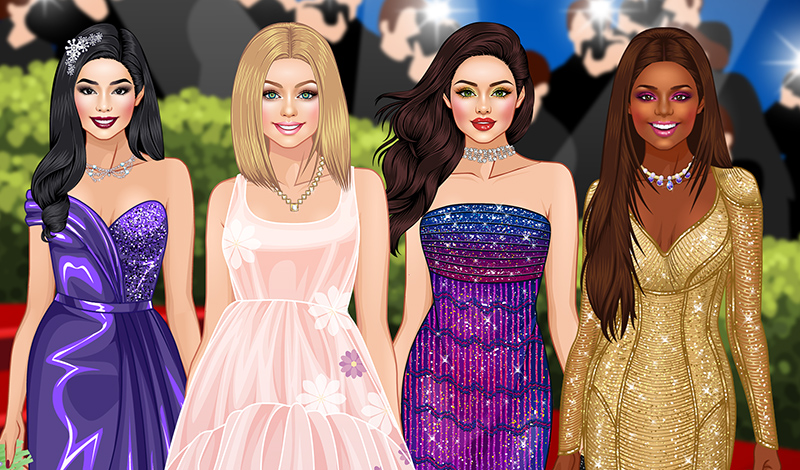 green emerald velvet dress Prom Night Dress Up - Fashion Game