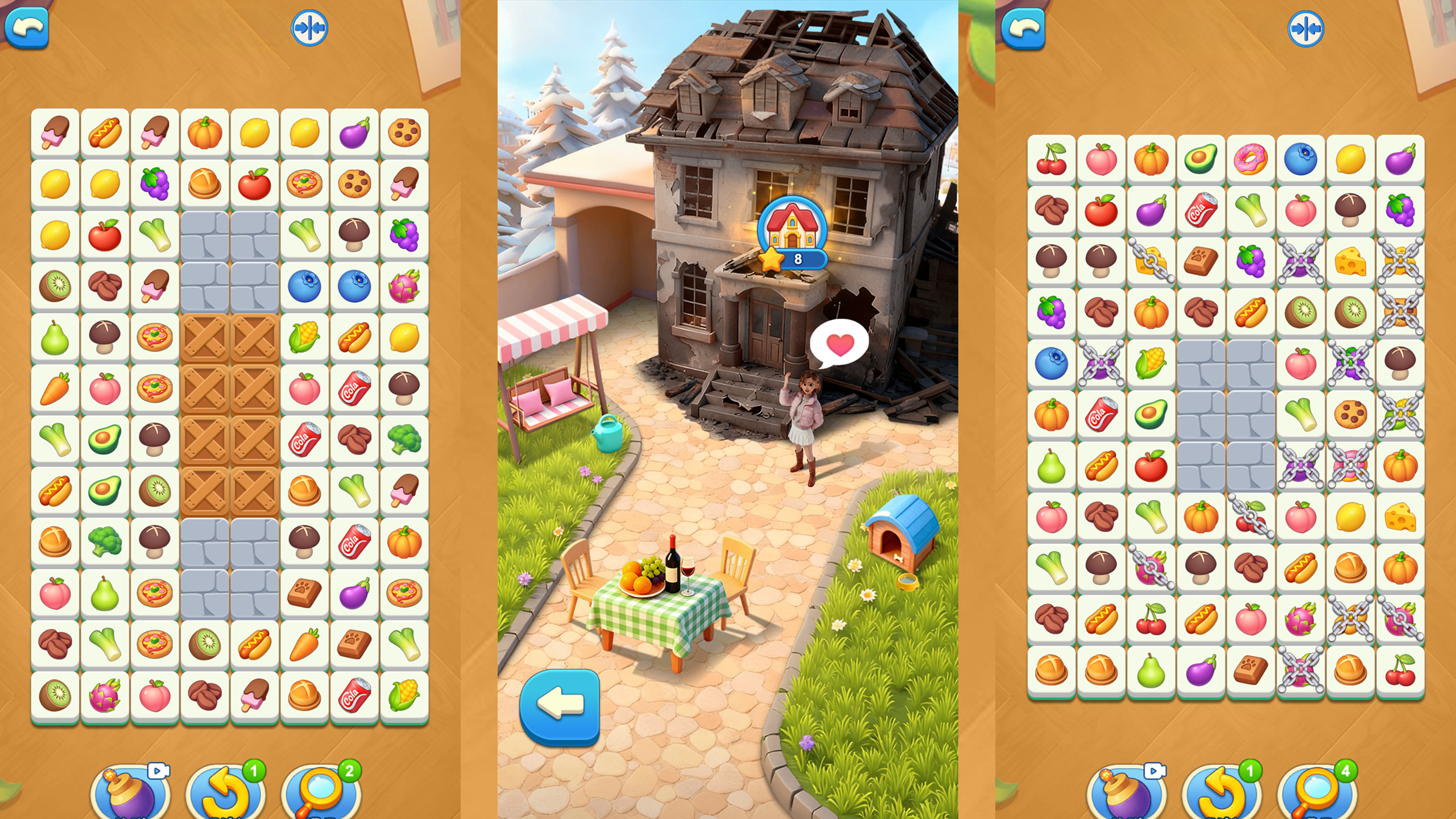 Pair Match: Fix Ruined House — screenshot 2