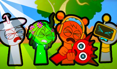 Sprunki Cry Help Them Merge