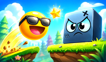 Cool Emoji Ball 4: Red and Blue