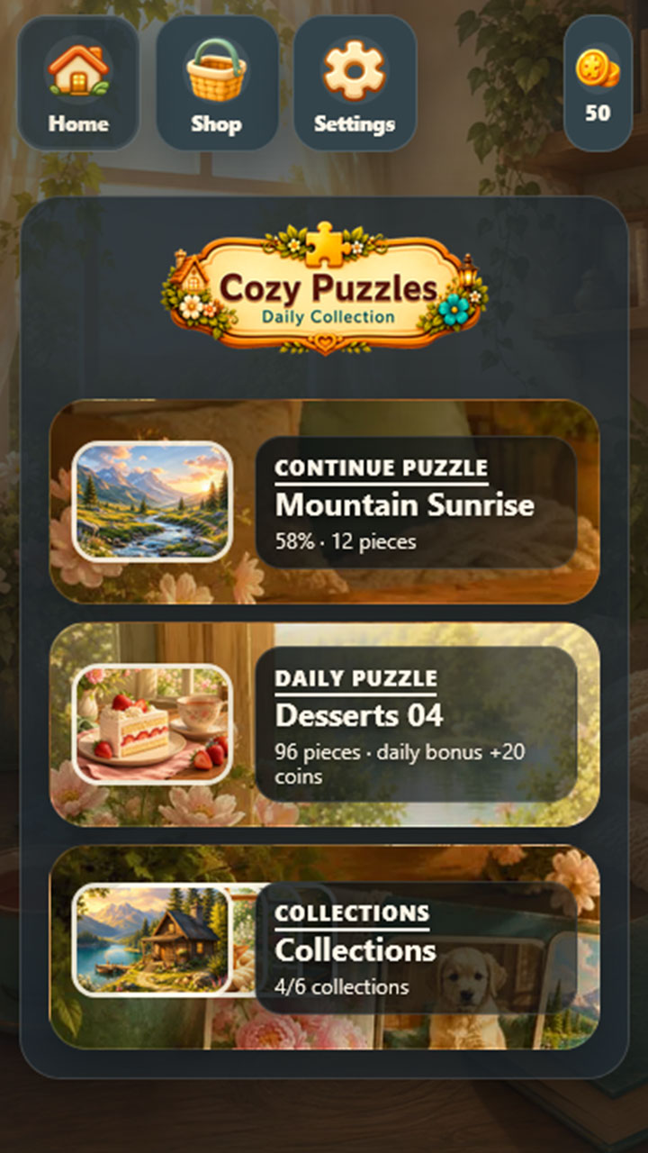 Cozy Puzzles: Daily Collection screenshot 8