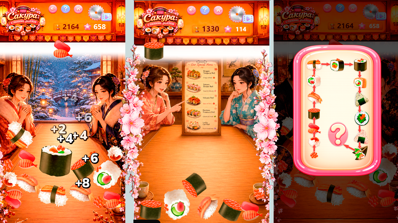 Сакура: слияние роллов — screenshot 6