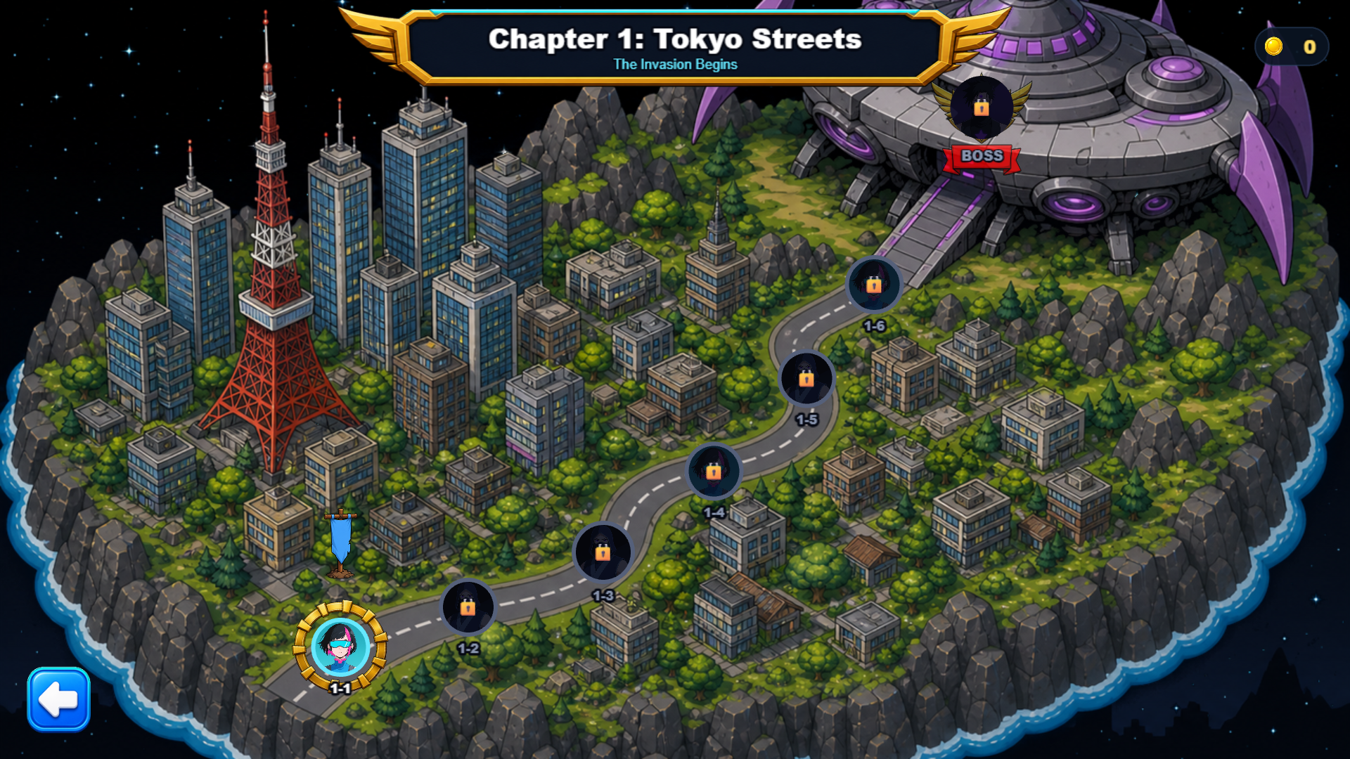 Anime Fighting: Tokyo Streets to the Last Star — screenshot 2