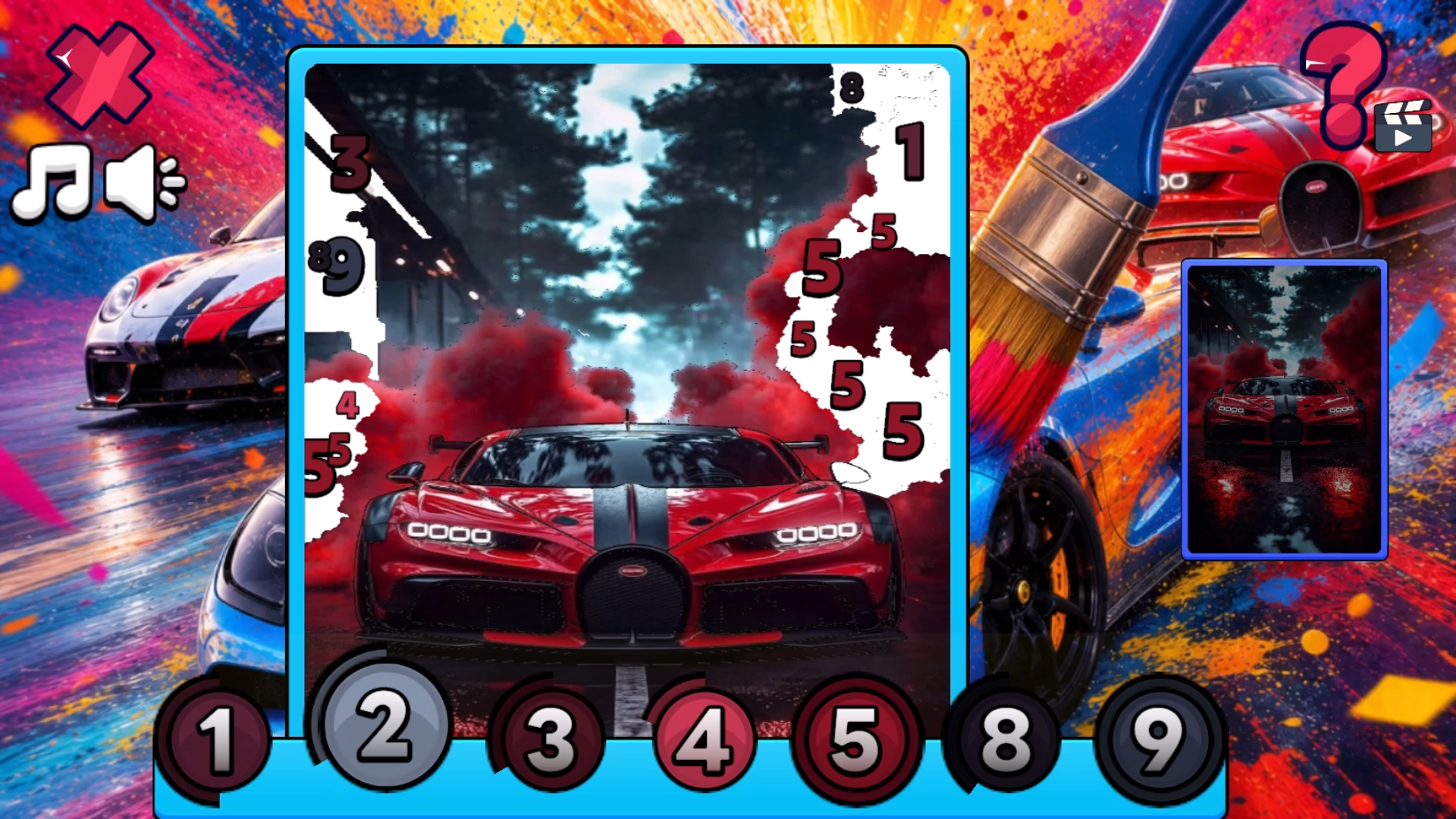 Supercars: Color by Number — screenshot 6