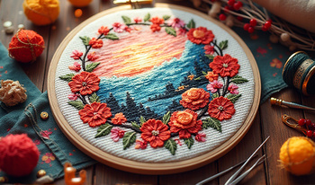 Cross-stitch by numbers