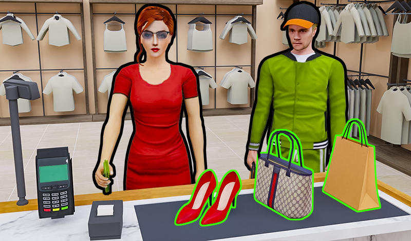 Clothing Shop 3D Online game cover