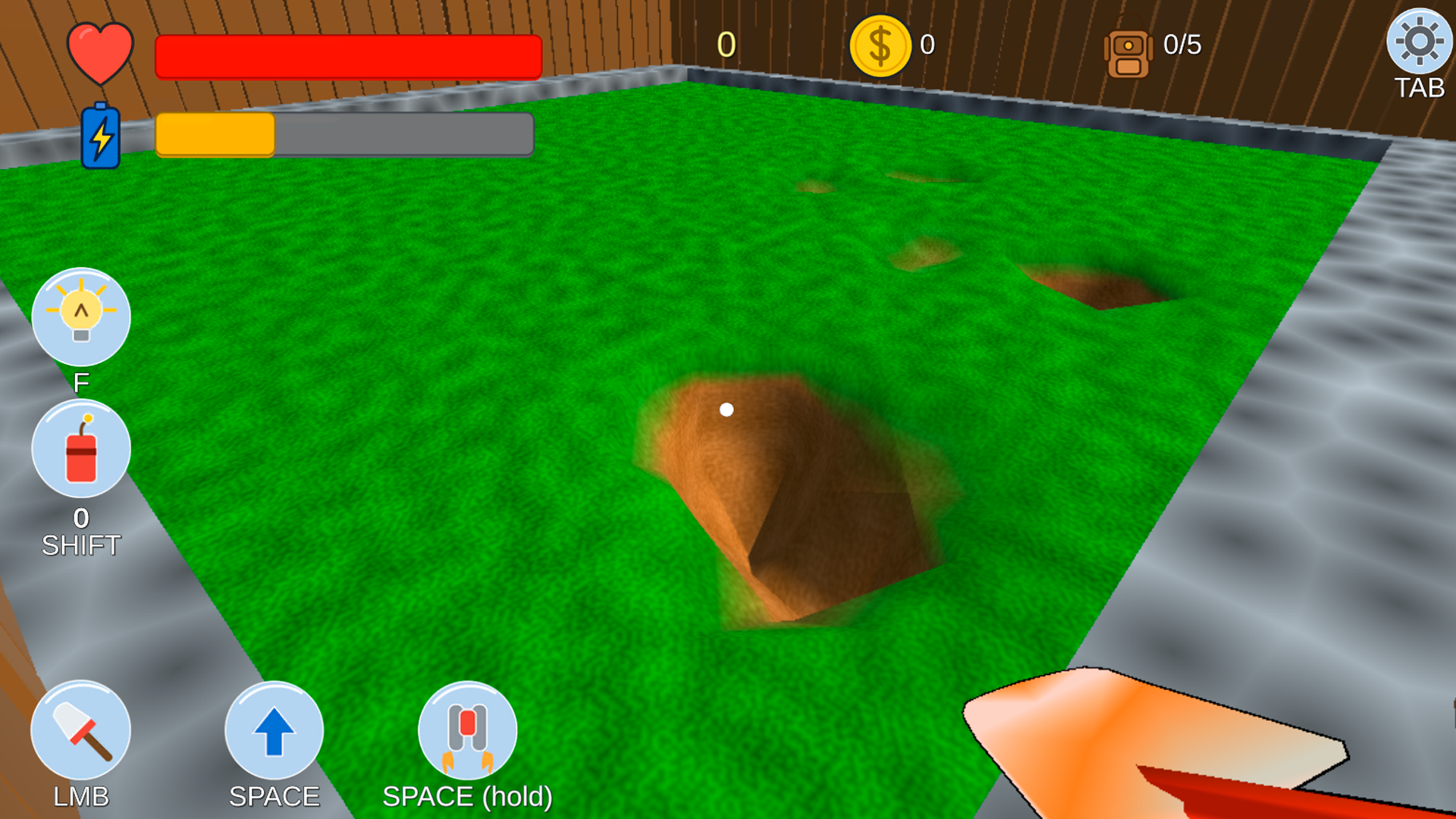 Hole-digging simulator — screenshot 2