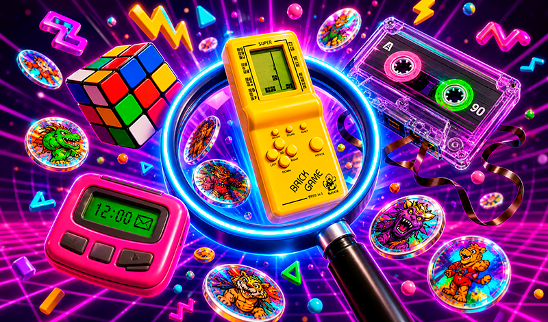 Hidden Object: Back to the 90s game cover