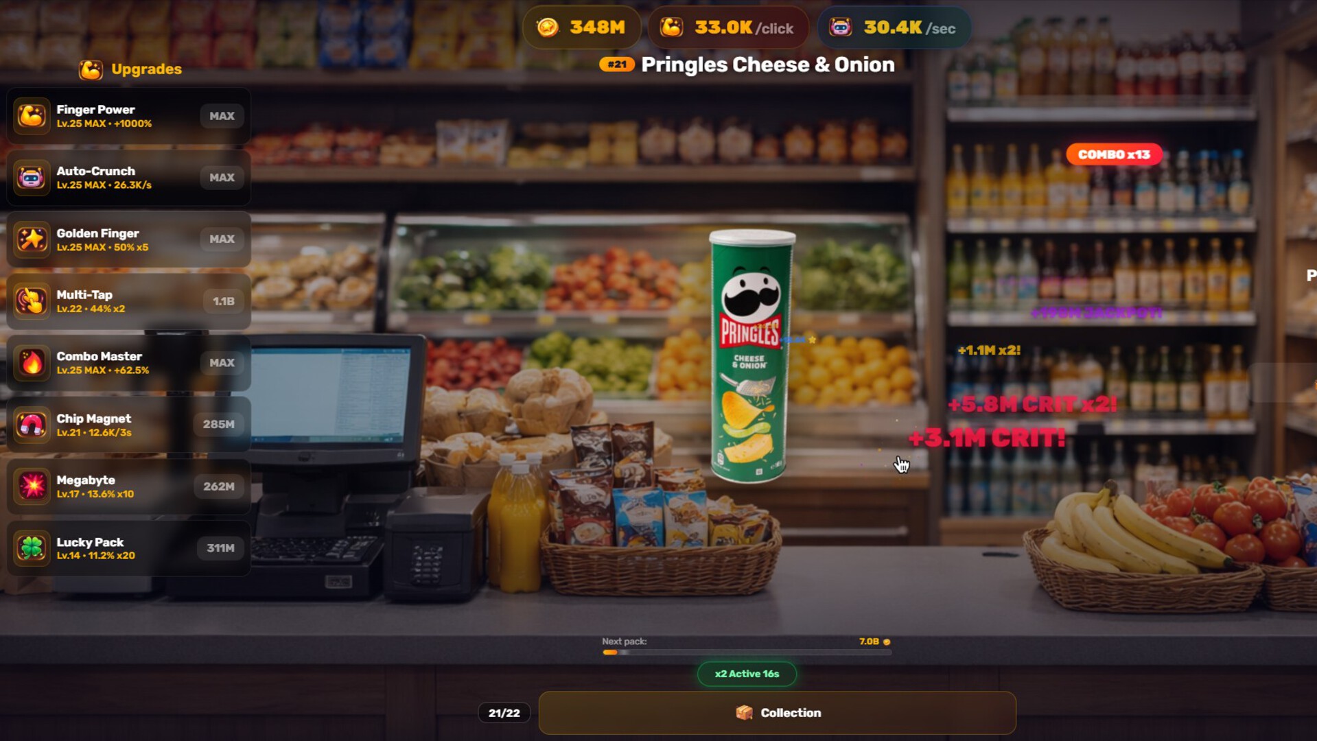Chipsomania - Clicker — screenshot 1