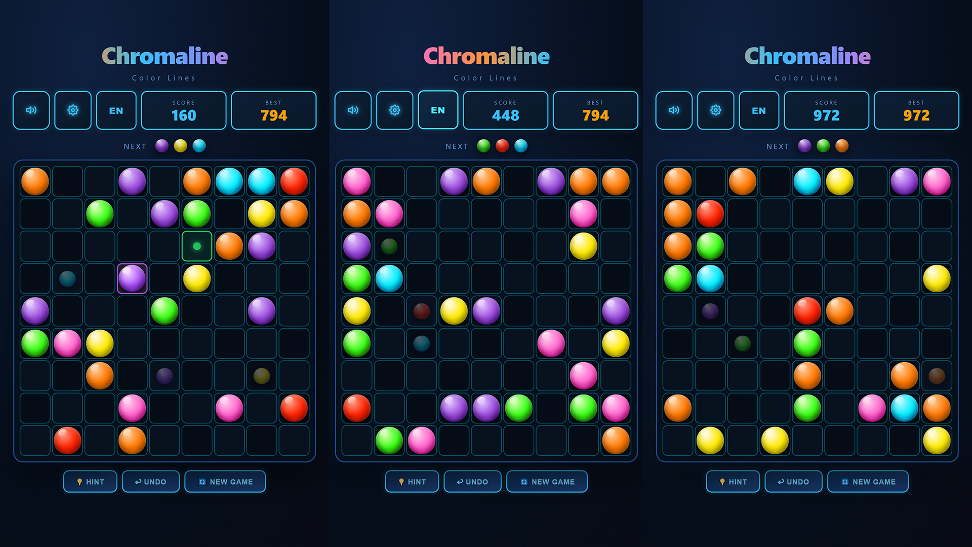 Chromaline. Color Lines — screenshot 2