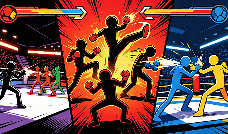 Sticky Fighters: Ultimate Showdown game cover
