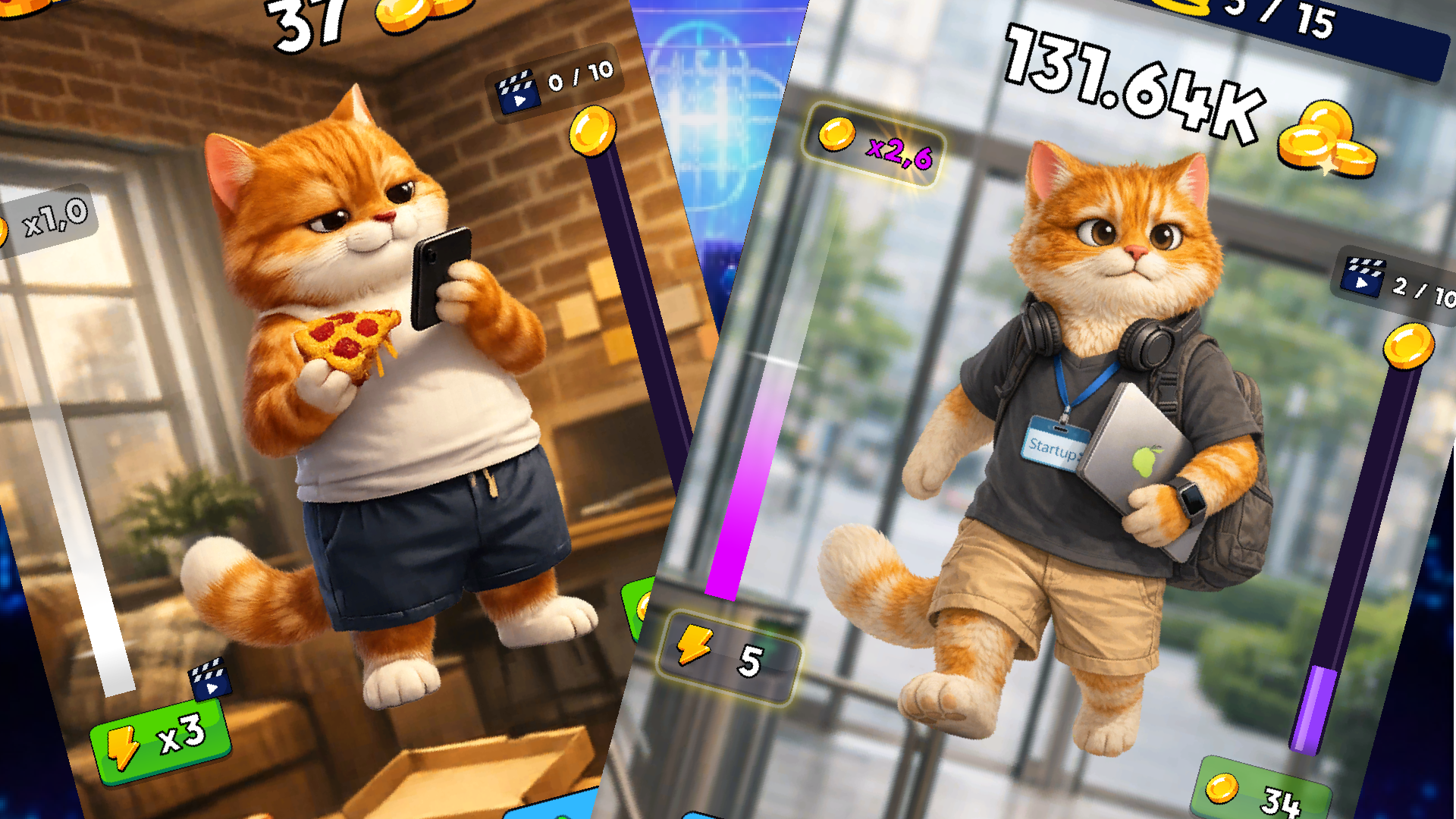 Orange Cat: Tech Startup — screenshot 2