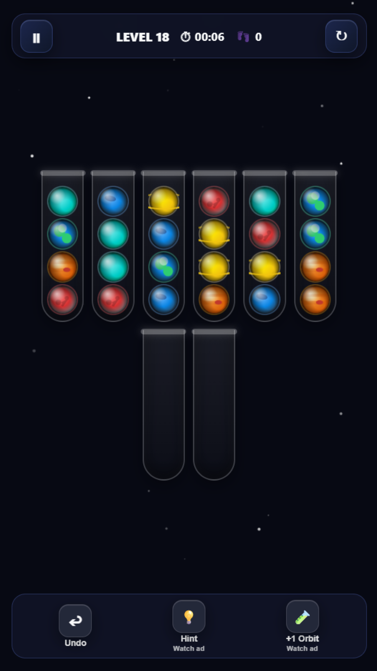 Sorting Planets Space Puzzle screenshot 6