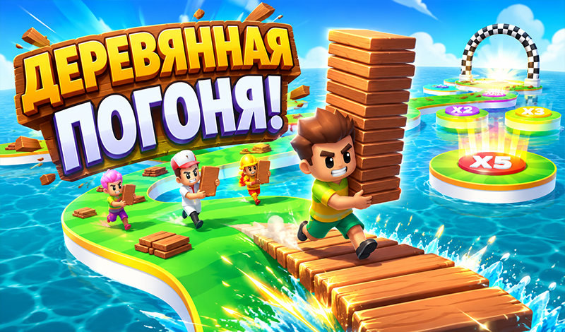 Деревянная погоня! game cover