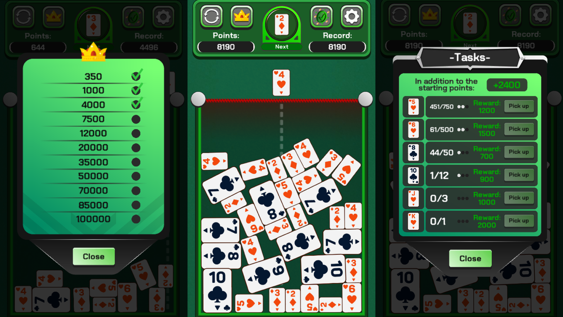 Merge the cards. Get to the ace! screenshot