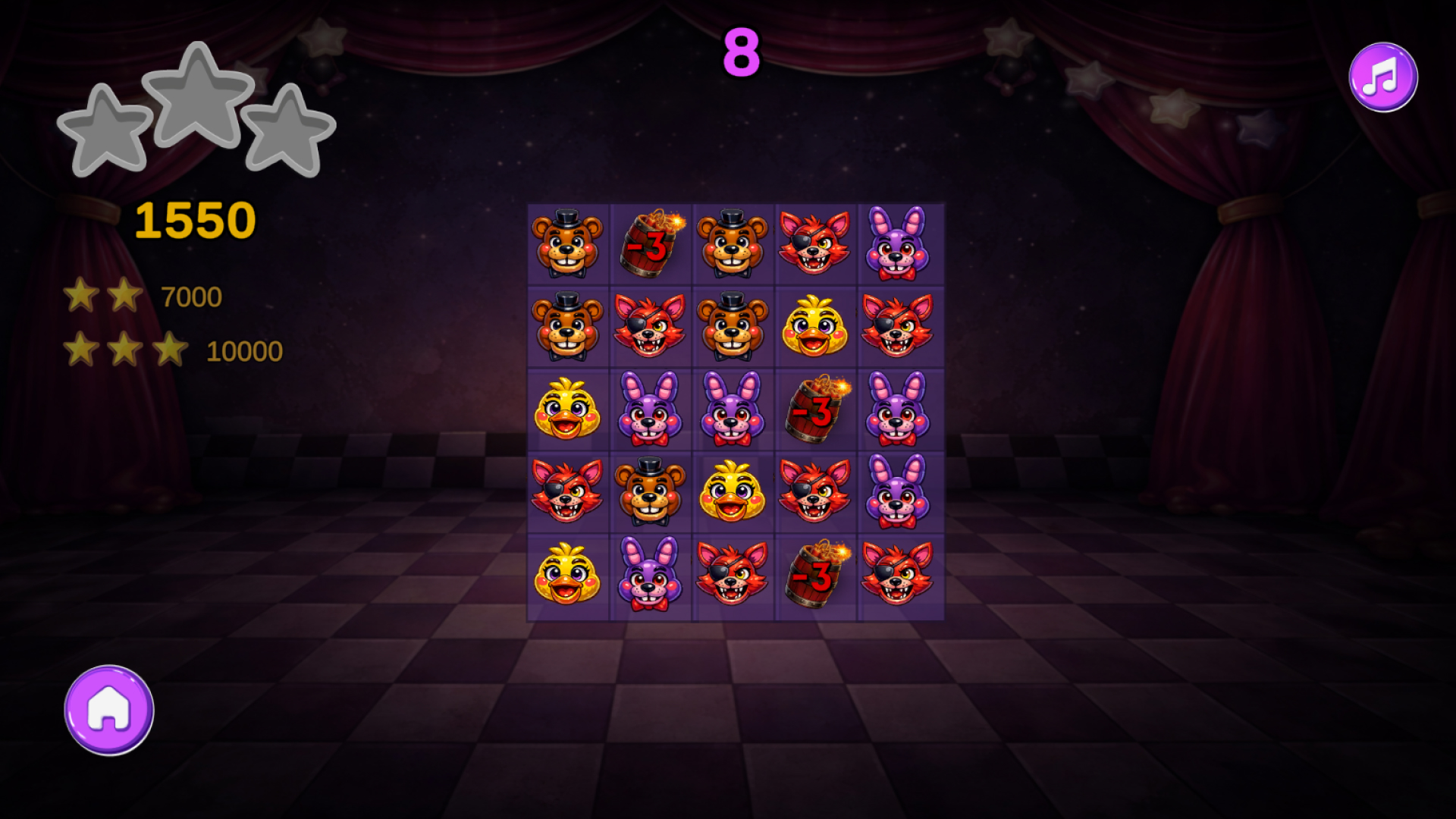 5 nights with match-3 — screenshot 2