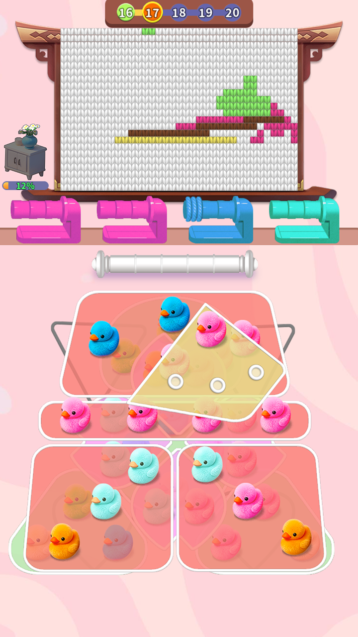 Yarn Weaving: Duck Sort screenshot 5