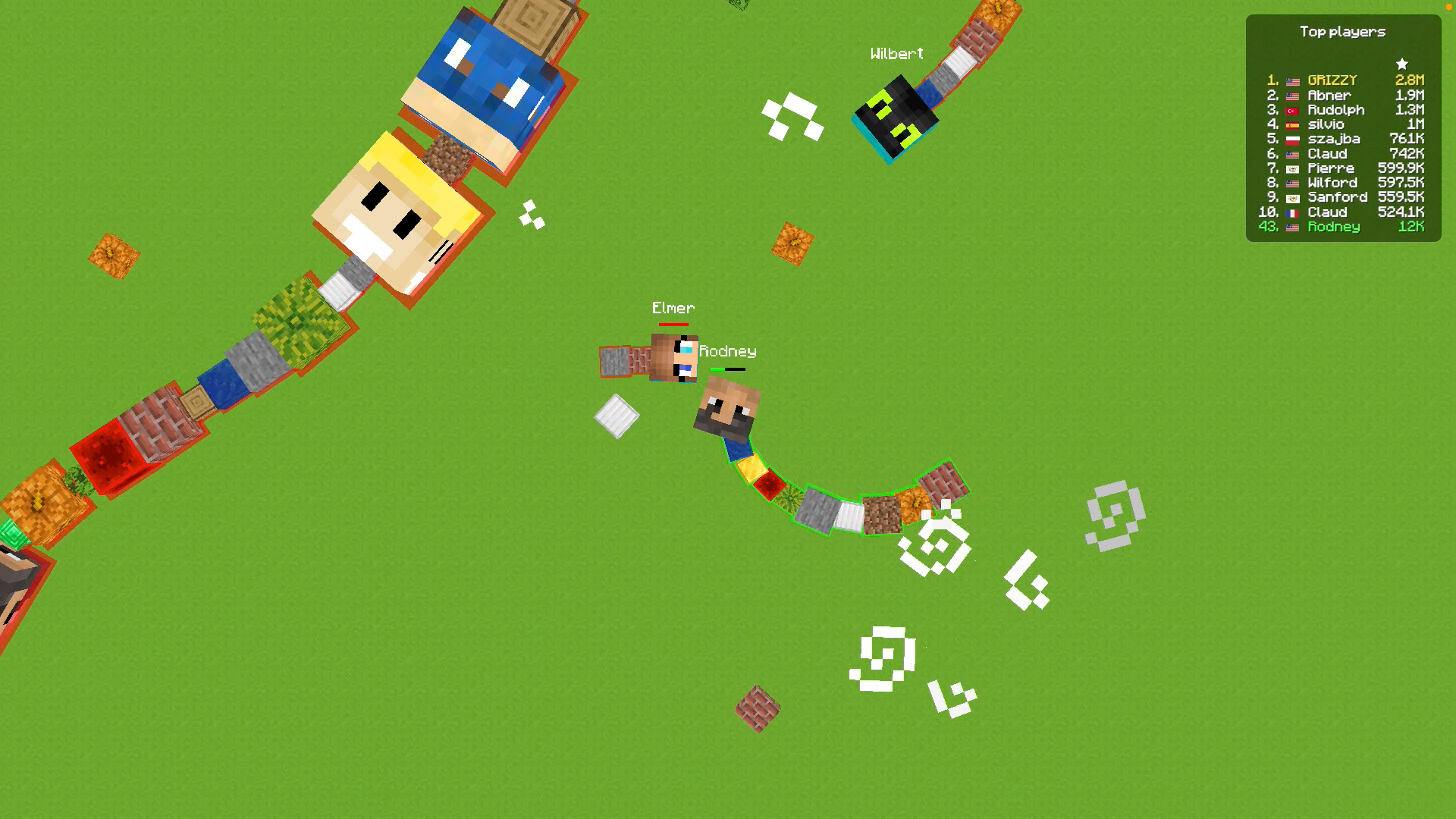 SlitherCraft.io screenshot