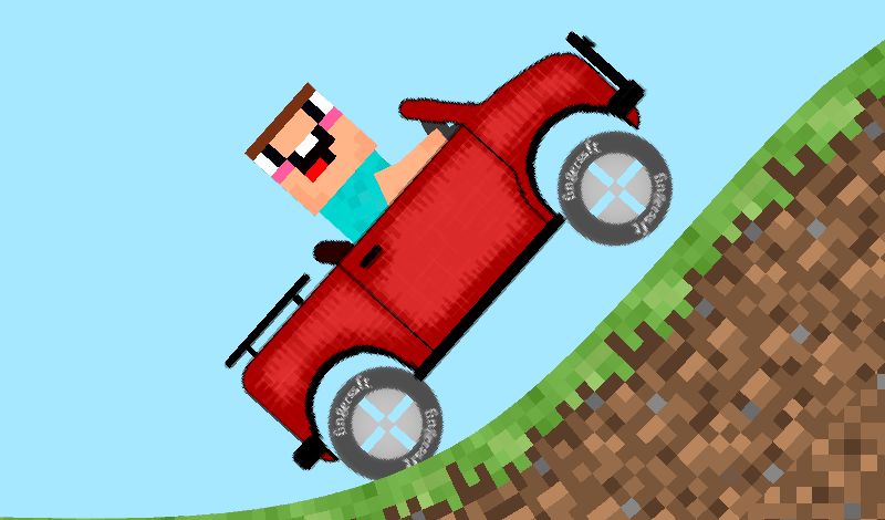 Noobik. Hill Racing game cover