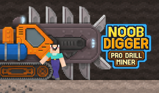 Noob Digger. Pro Drill Miner — trailer