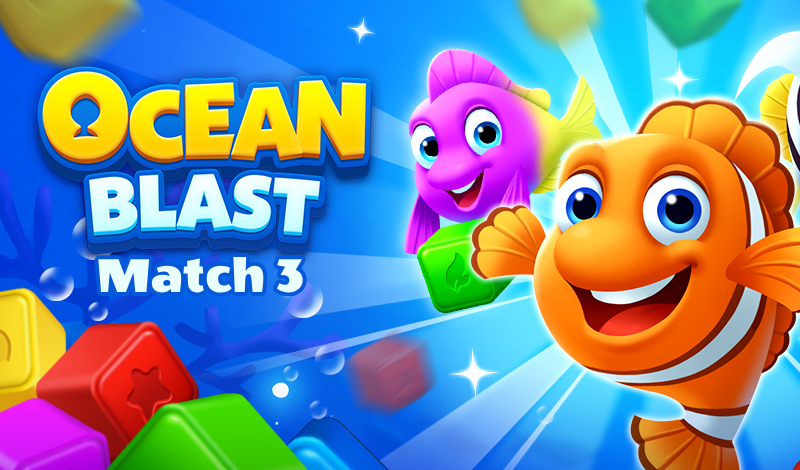 Ocean Blast Match 3 game cover