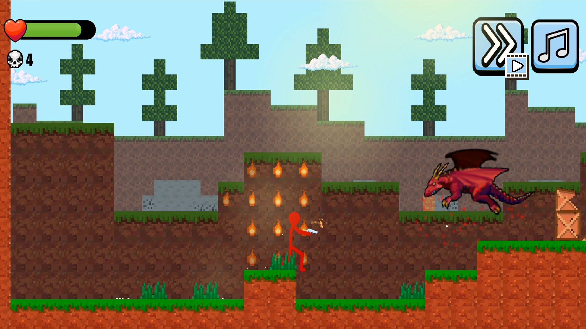 Stickman Zombie vs Stickman Hero screenshot