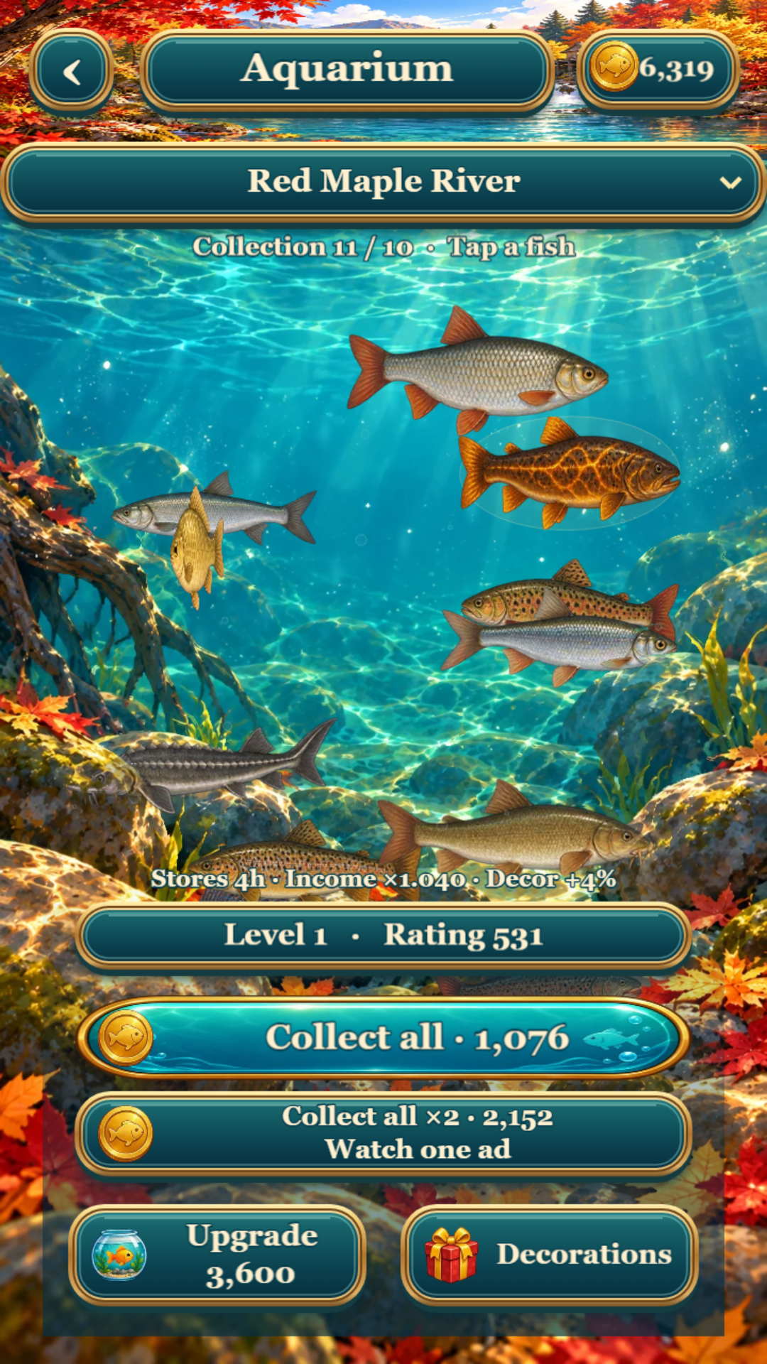 Fishing Cat: Dream Aquarium screenshot 9