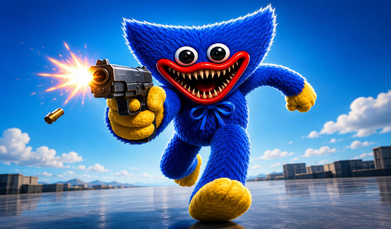 Blue Monster Attack game cover