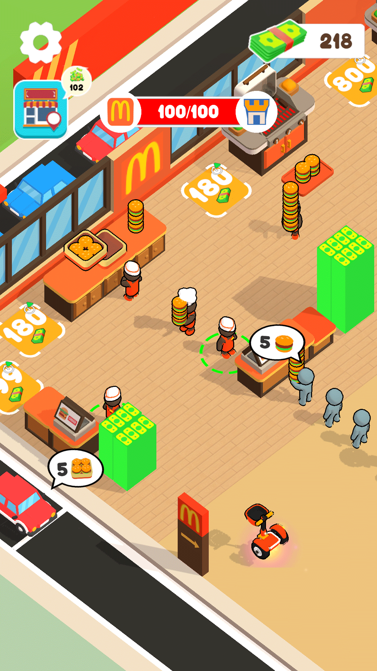 Burger Shop IDLE screenshot 3