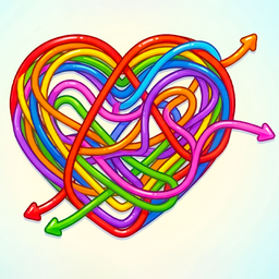 Arrow! Untangle the Yarn Ball