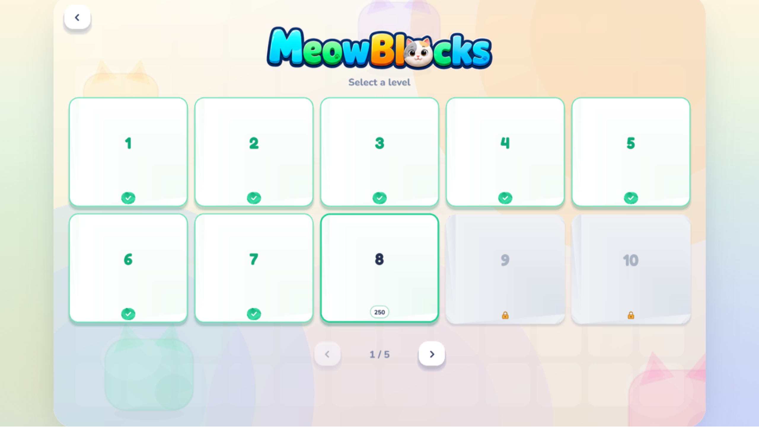 Meowblocks — screenshot 2