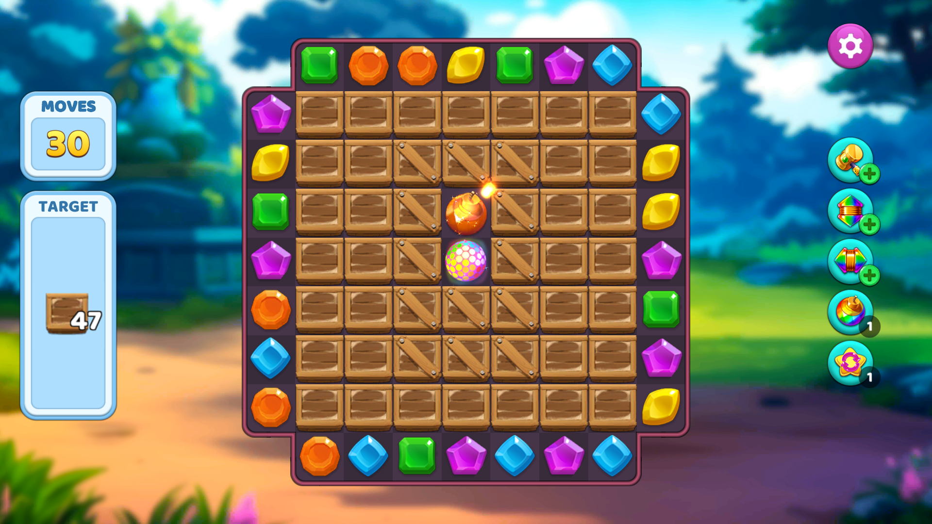 The Mystery of Jewels: Adventure - Match 3 screenshot