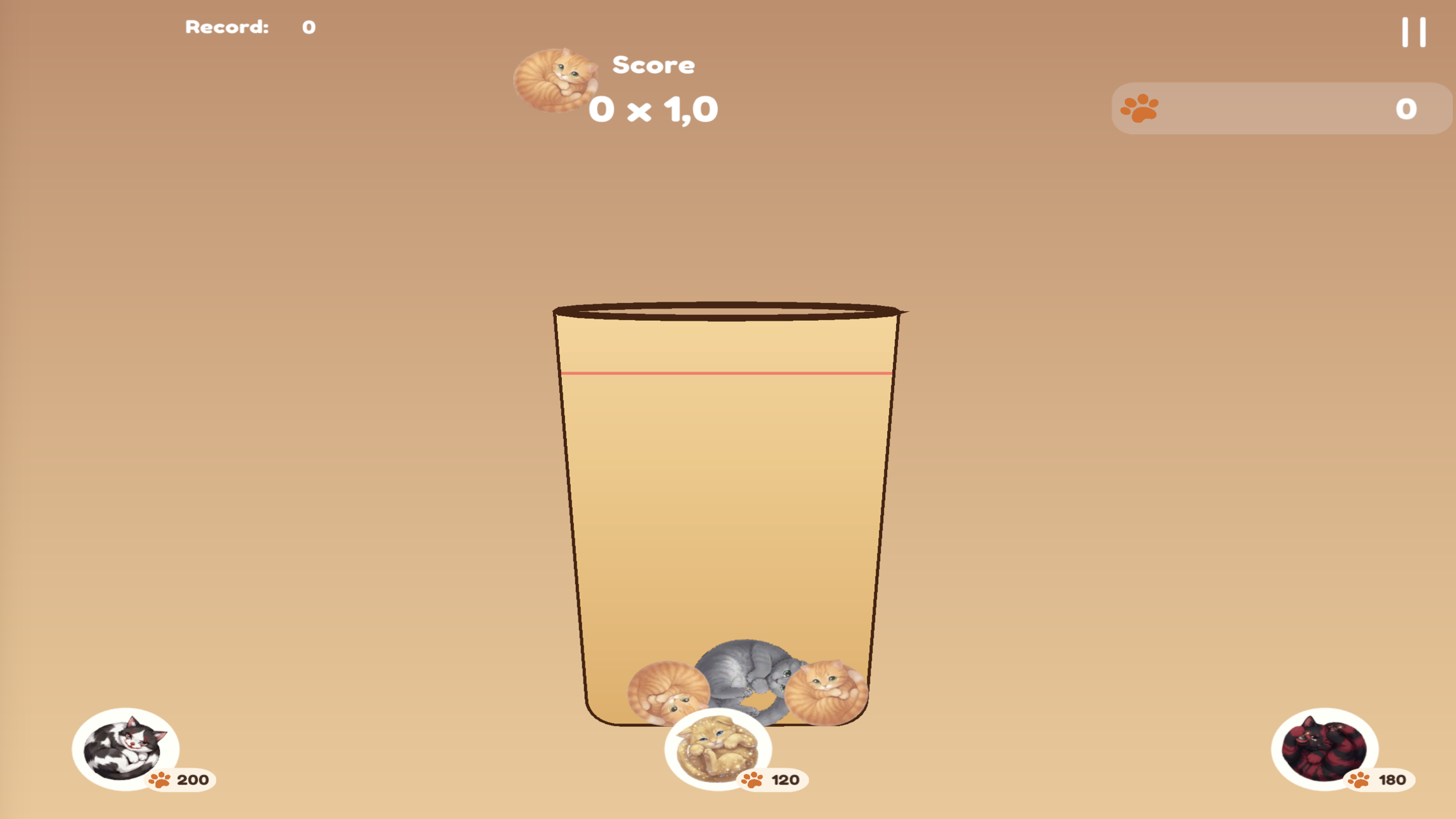 Cats in a bottle — screenshot 1