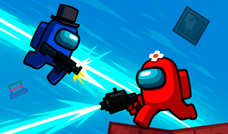 Amogus battle game cover