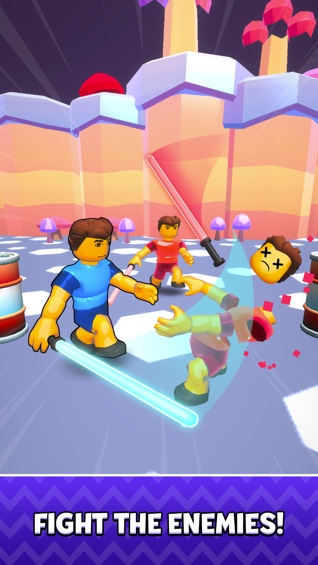 Hero Blocks Arena! Ragdoll Sword Fight! screenshot 6