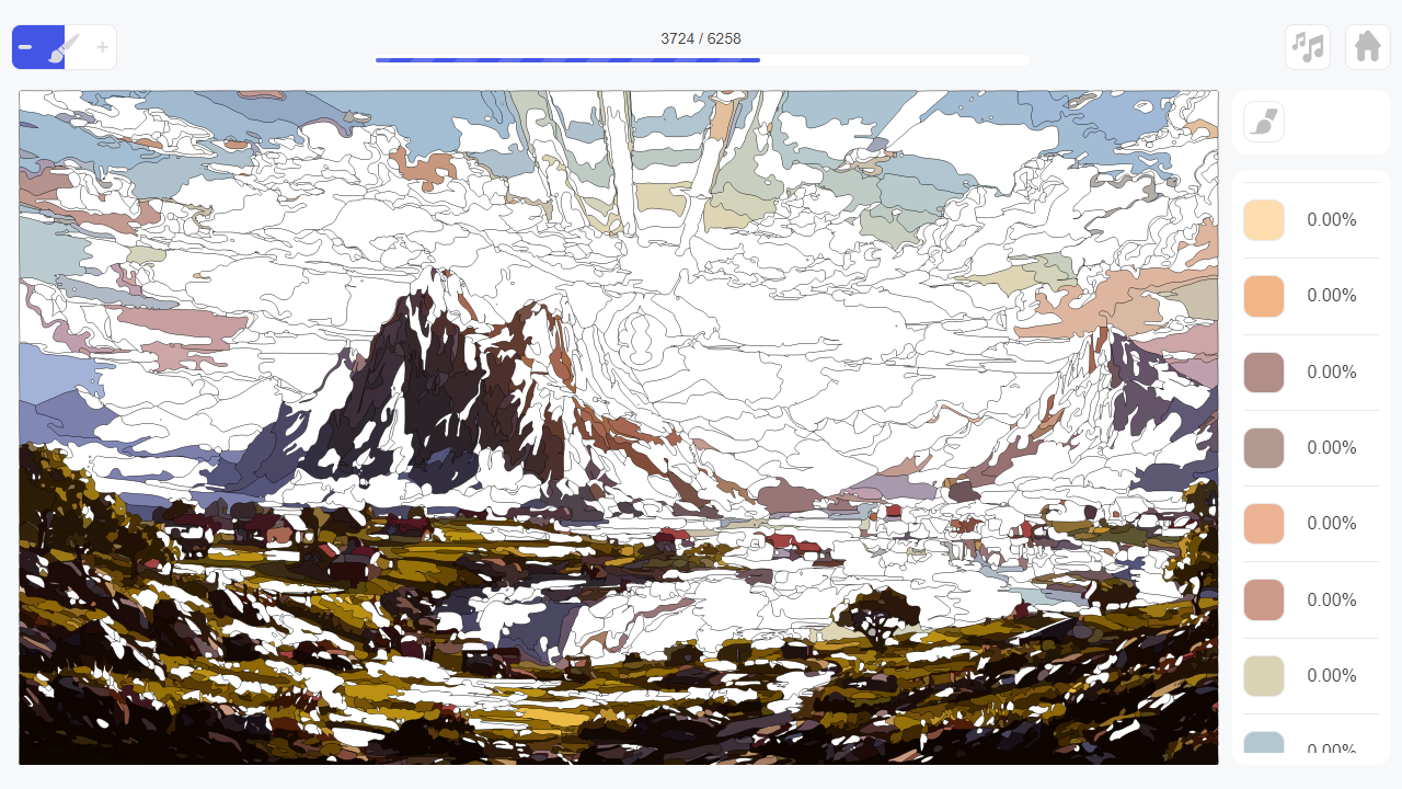 Coloring book online: coloring pages o"Nature" screenshot