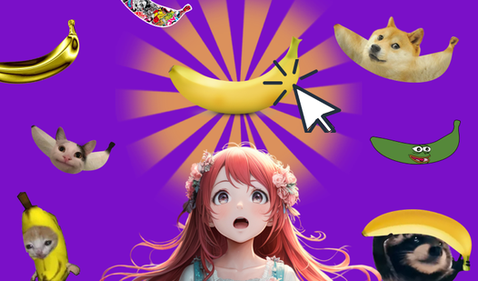 Bananas, collect them all! Clicker.